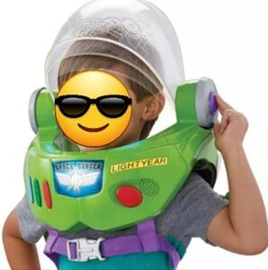 Toy Story Disney Pixar Buzz Lightyear Space Ranger Armor with Jet Pack Lights Up